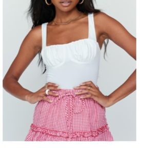 White Princess Polly Body Suit